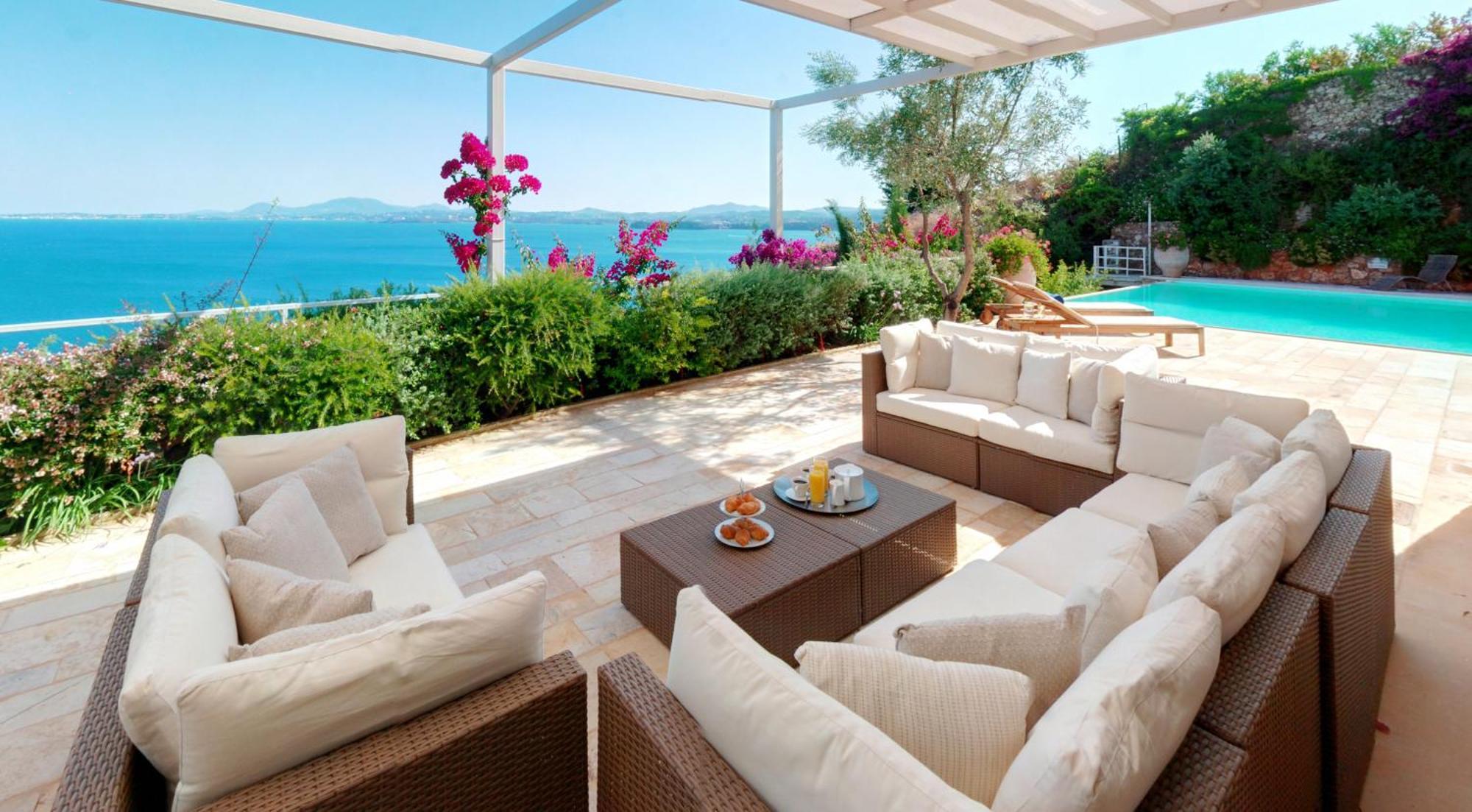 Corfu Luxury Villas Mparmpati Værelse billede