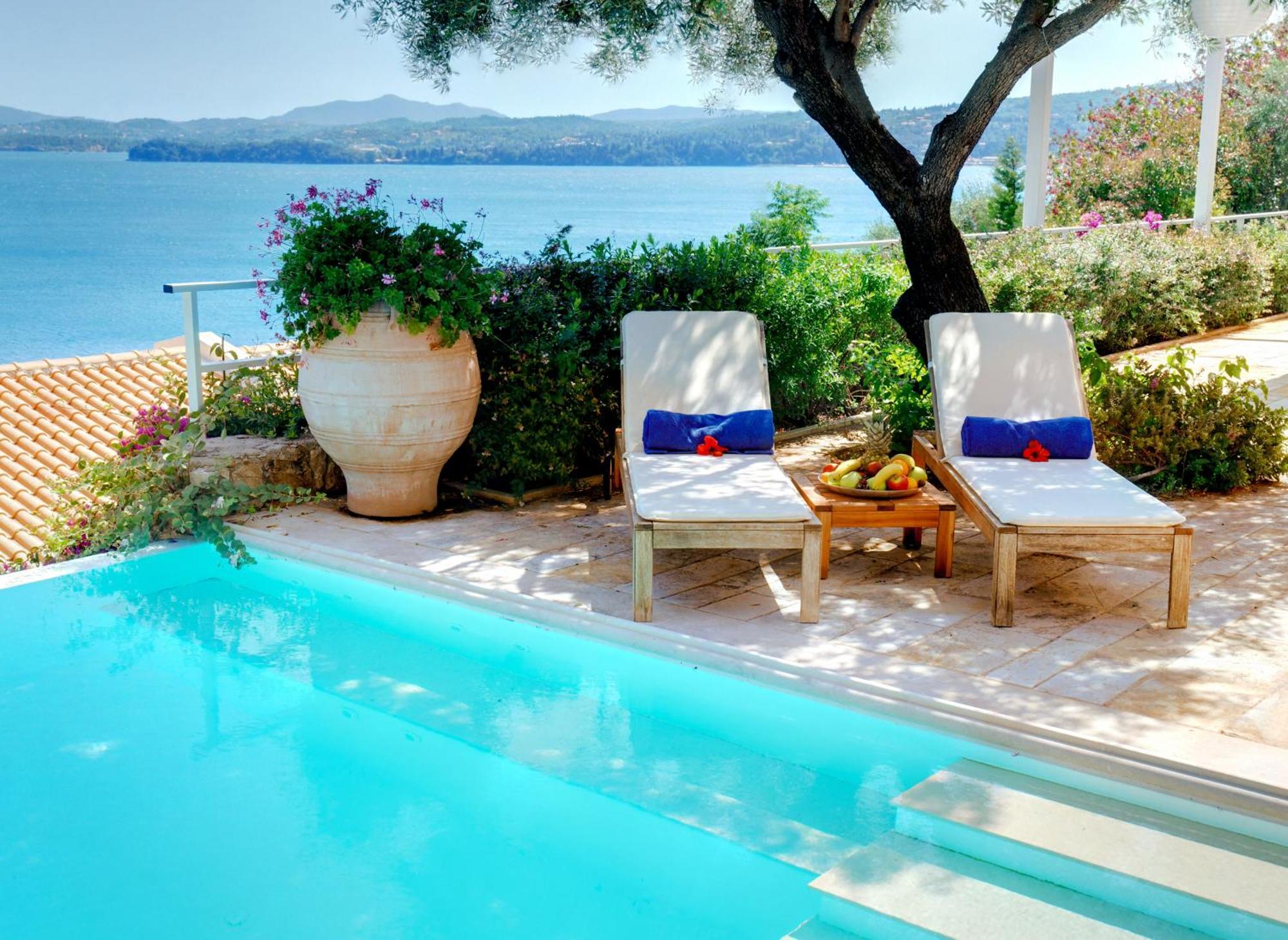 Corfu Luxury Villas Mparmpati Værelse billede